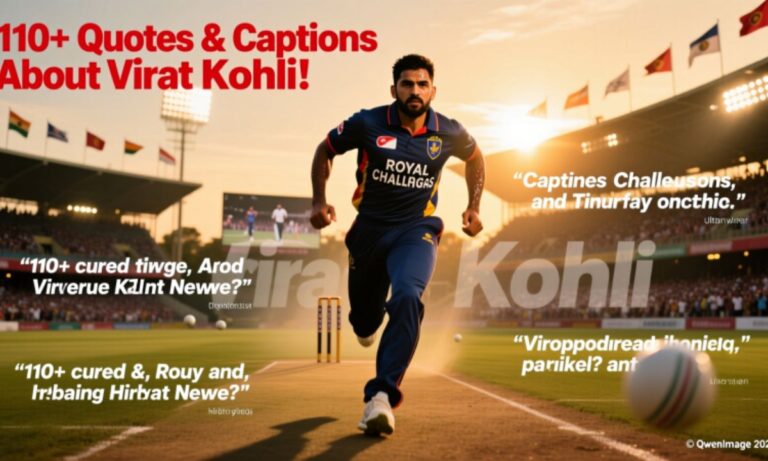 110+ Quotes and captions about Virat Kohli!