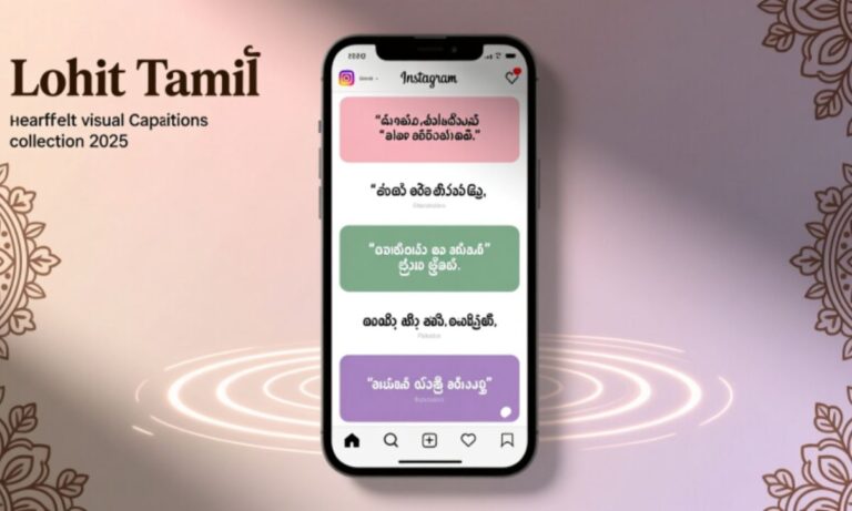 248+ Best Tamil Captions for Instagram That Speak from the Heart 2025