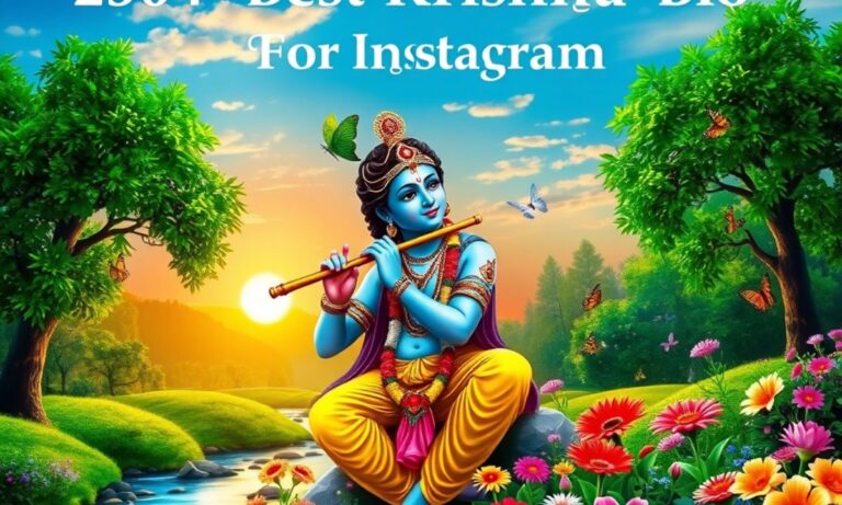 250+ Best Krishna Bio For Instagram