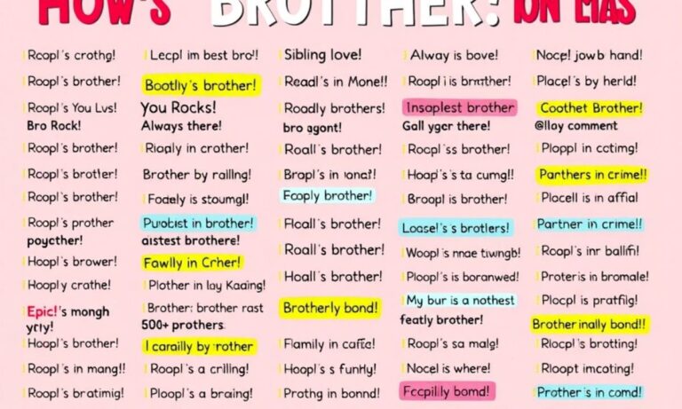 400+ Short Comments for Brother Pic on Instagram