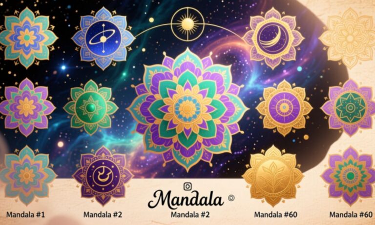 60+ Mandala Art Captions For Instagram