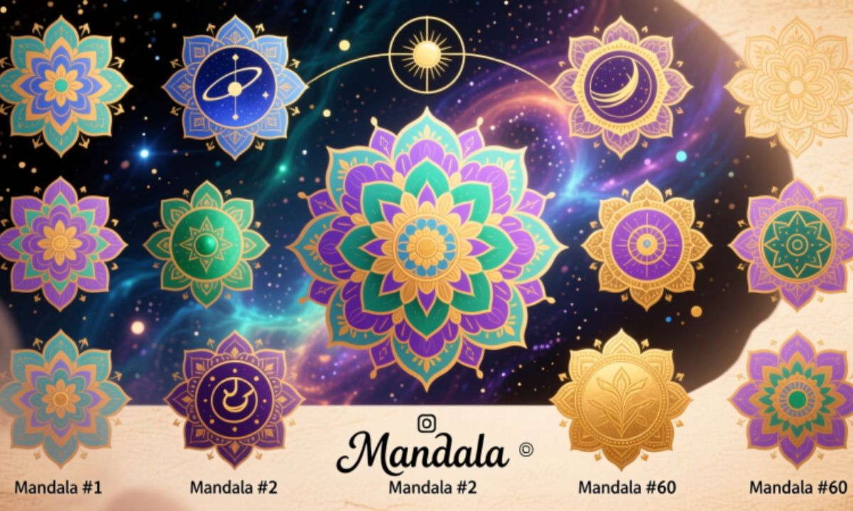 60+ Mandala Art Captions For Instagram