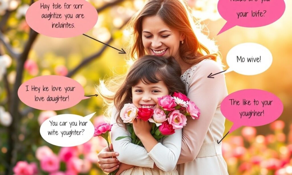Beautiful Comments for Wife and Daughter Pictures