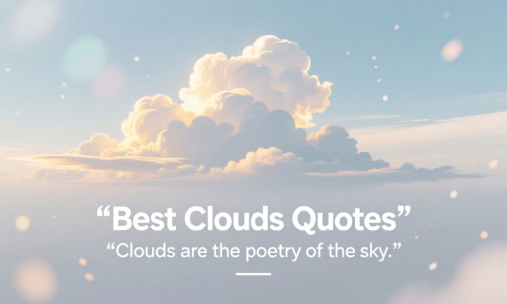 Best Clouds Quotes for Instagram