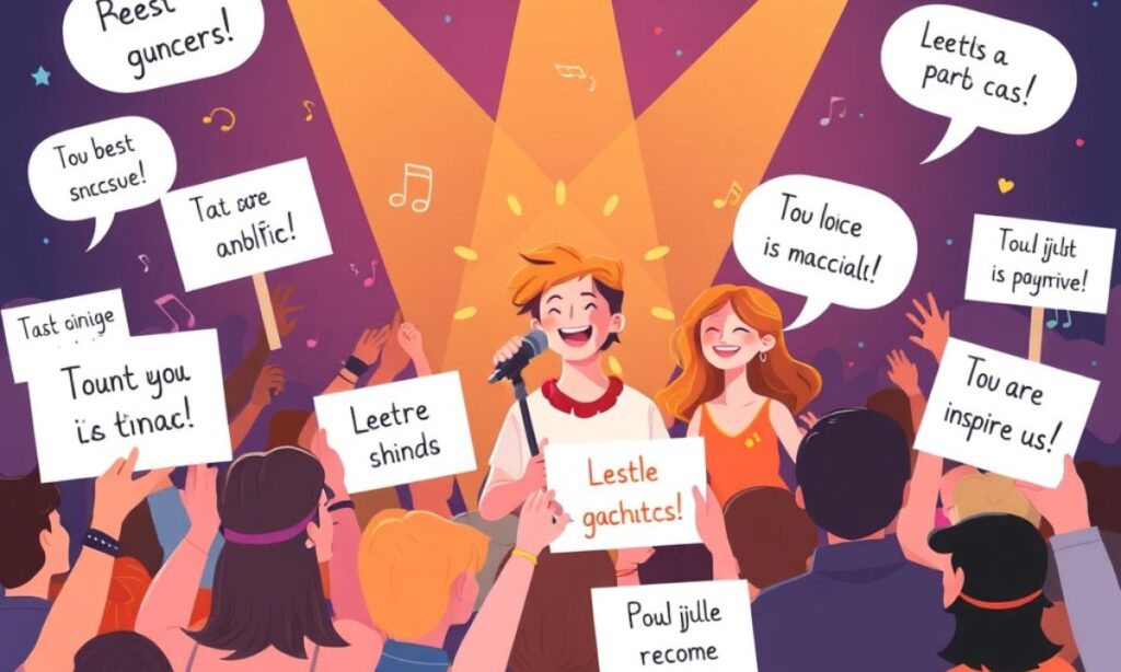 Best Compliments to Appreciate Singer  