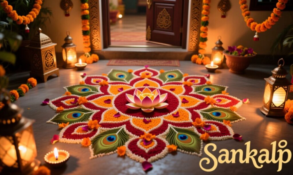 Diwali Rangoli Captions for Instagram for Modern Designs (2)