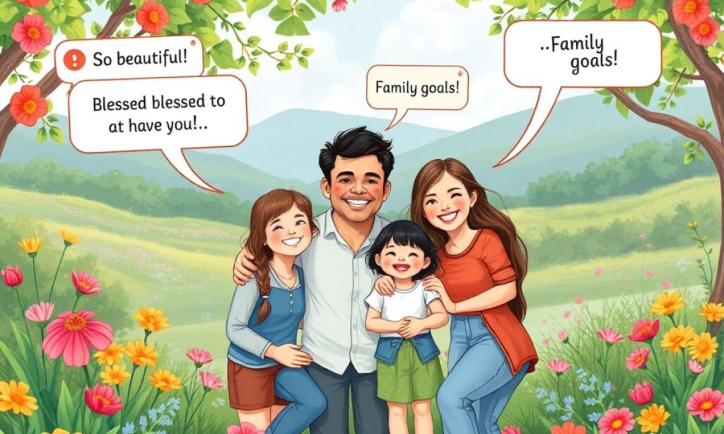 Lovely Family Pic Comment on FB 