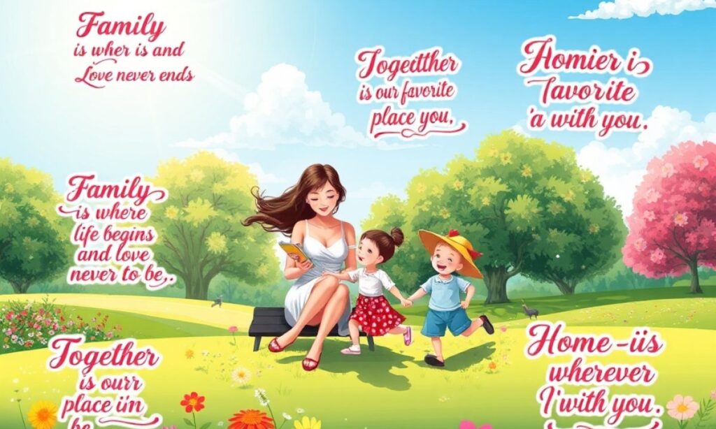 Lovely Family Quotes for Pictures 