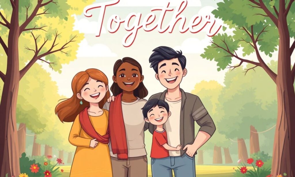 One Word Comment For Family Pic 