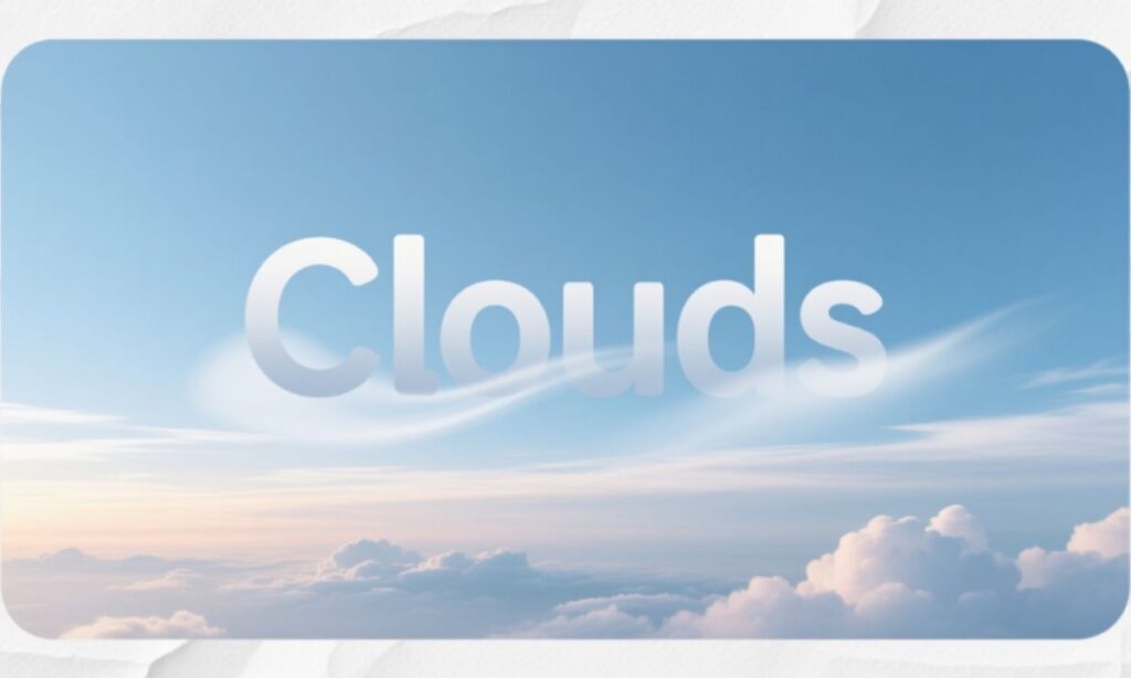 One-word Clouds Captions for Instagram