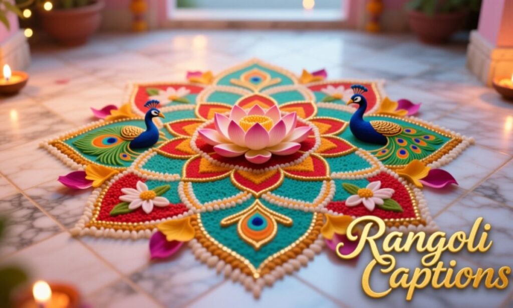 Rangoli Captions