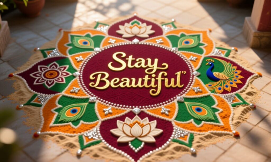 Rangoli Quotes Short