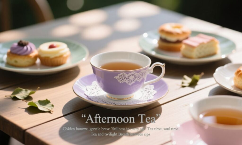 Short Afternoon Tea Captions (13 captions)