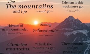 150+ Best Mountain Quotes for Instagram Caption