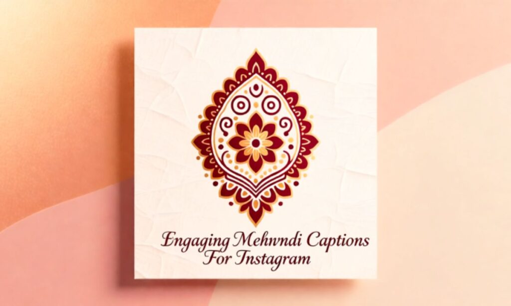 Engaging Mehndi Captions For Instagram