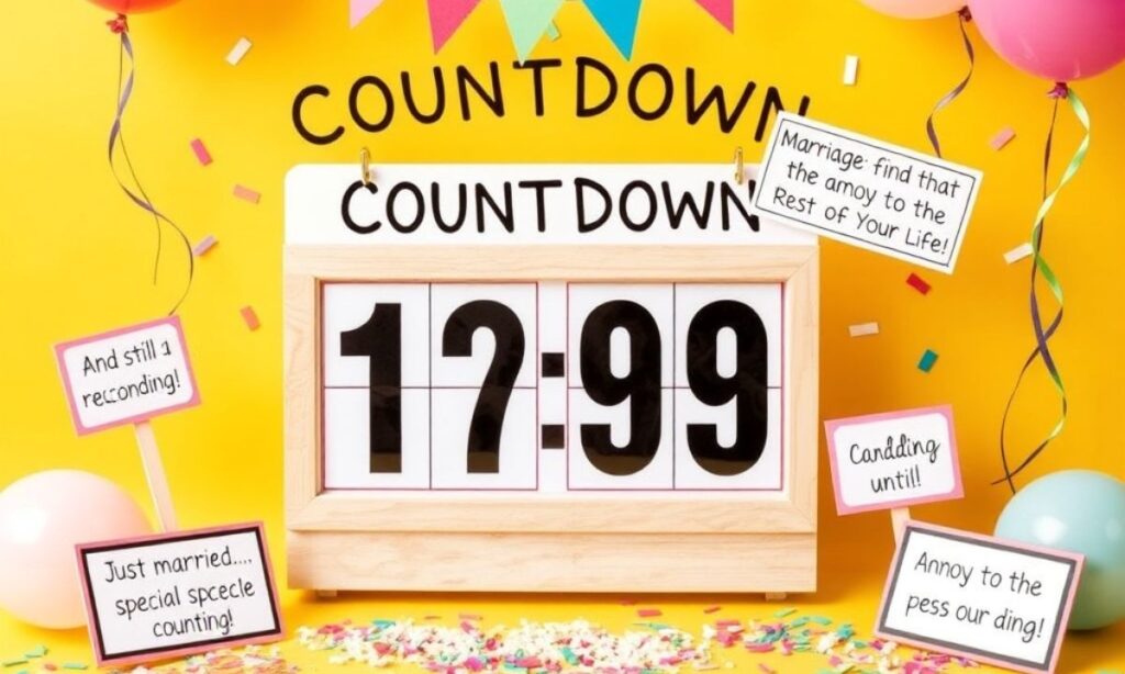 Funny Wedding Countdown Quotes