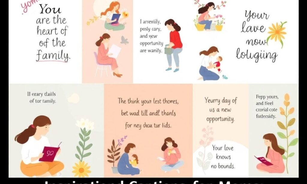 Inspirational Captions for Moms 