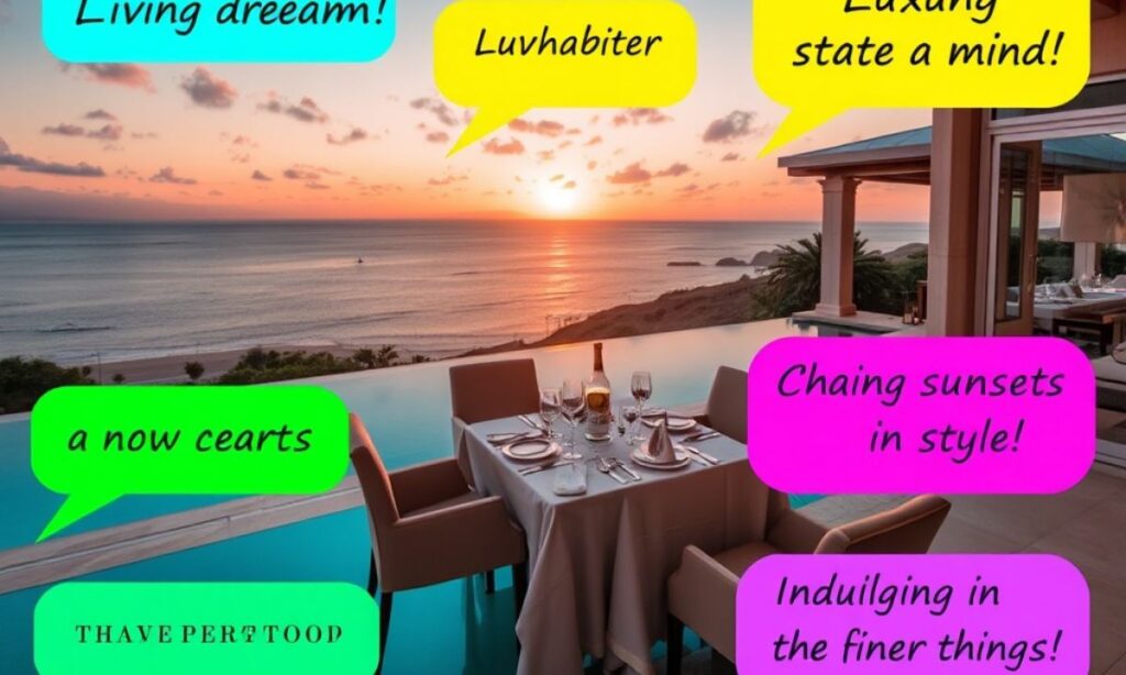 Luxury Travel Captions