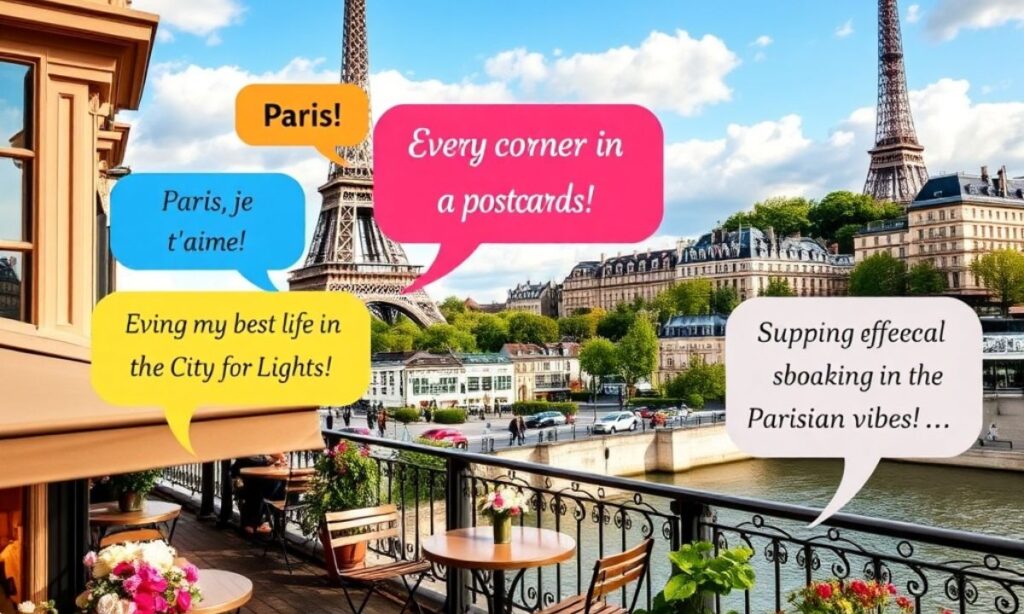 Paris Instagram Captions 