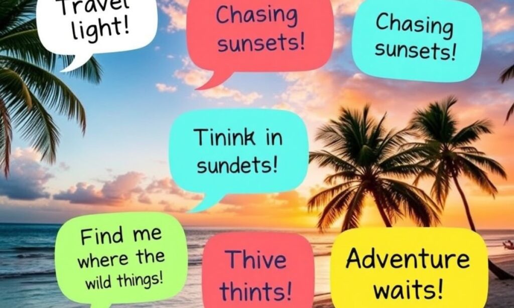 Short & Sweet Travel Captions for Instagram 